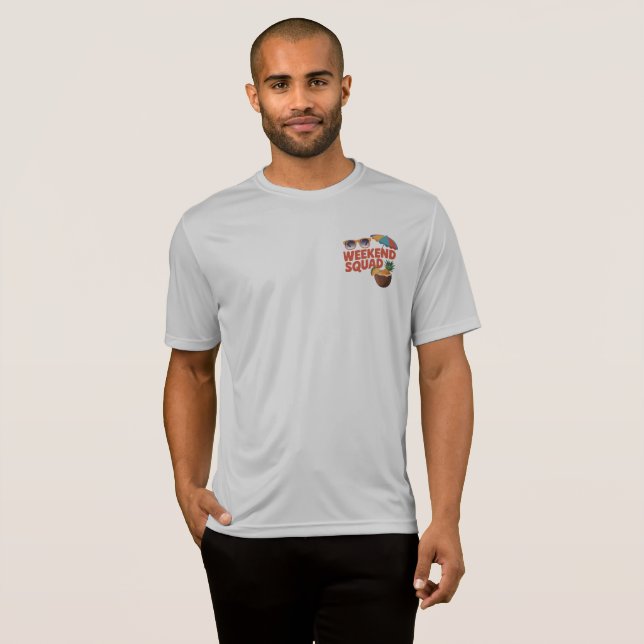 Camiseta Esquadrão de Fim de Semana (Frente Completa)