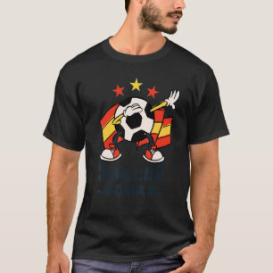 Camiseta Esquadrão De Futebol De Bandeira Espanhola