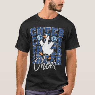 Camiseta Esquadrão de Ganso Engraçado Arco Azul Coquete Esp