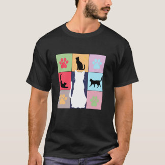 Camiseta Esquadrão de gatinho pateta fofo gato filhote de g