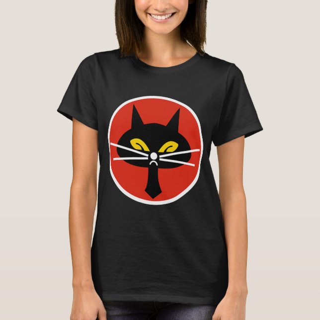Camiseta Esquadrão de Gatos Negros de Taiwan U-2 Avião Espi (Frente)