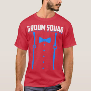 Camiseta Esquadrão de Grooming Masculino de Noivos Casament