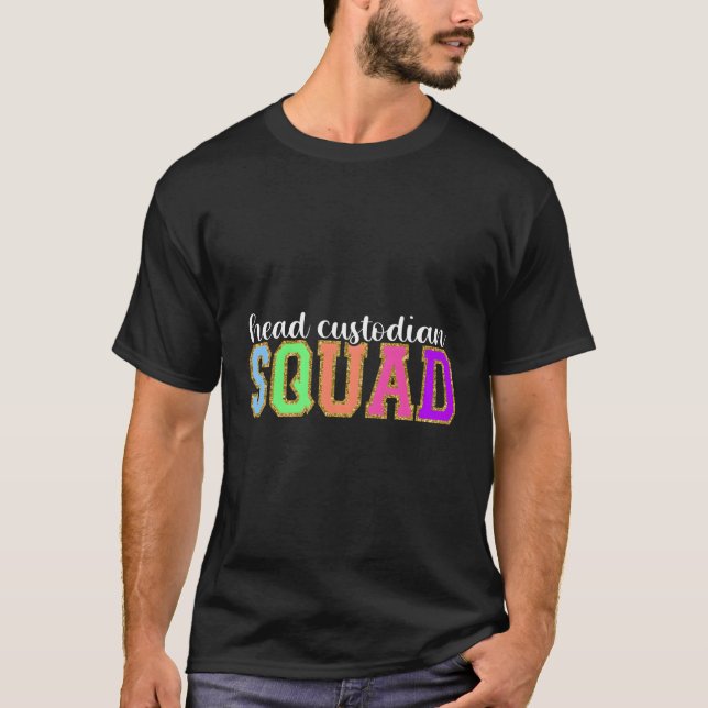 Camiseta Esquadrão De Guarda-Chefe De Volta Ao Material De  (Frente)