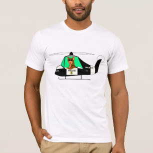 Camiseta Esquadrão de helicópteros da polícia