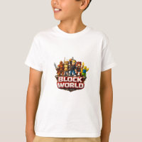 Esquadrão de Jogadores do Mundo de Blocos Design –