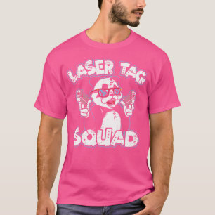 Camiseta Esquadrão de Laser Tag Jogo de Tiro com Arma de La