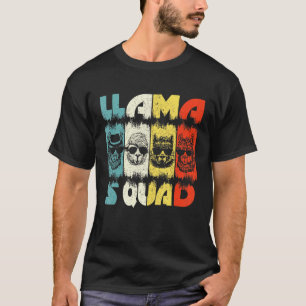 Camiseta Esquadrão de Lhamas Aniversário