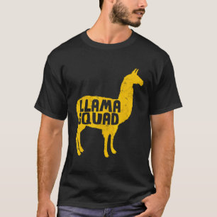 Camiseta Esquadrão de Lhamas para Meninos Meninas Adultos q