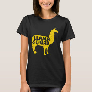 Camiseta Esquadrão de Lhamas Para Meninos Meninas Adultos Q