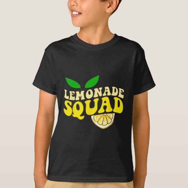 Camiseta Esquadrão De Limonada Engraçado Pelo Stand Boss Le (Frente)