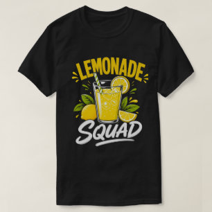 Camiseta Esquadrão de Limonada Gráfico de Citrus de Verão F