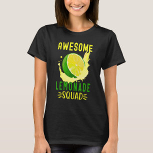 Camiseta Esquadrão De Limonada Incrível Para A Limonada Sta