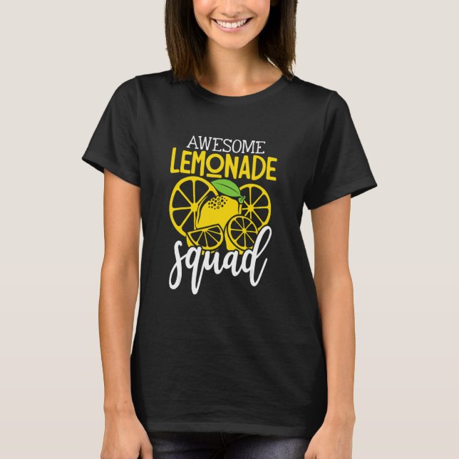 Camiseta Esquadrão De Limonada Incrível Para O Chefe De Pis (Frente)