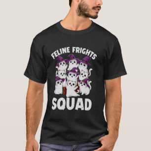 Camiseta Esquadrão de Medos Felinos Groovy Sala do Amante d