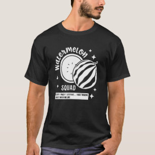 Camiseta Esquadrão De Melancia Desculpe Por Estar Pensando