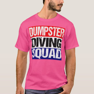 Camiseta Esquadrão de Mergulho Azul Branco Vermelho