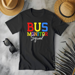 Camiseta Esquadrão de Monitor de Ônibus