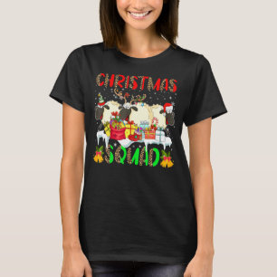 Camiseta Esquadrão de Natal Leopardo Três Papais noeis Rein
