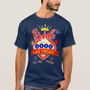 Camiseta Esquadrão de Noivas de Vegas 2022, Casadas em Vega