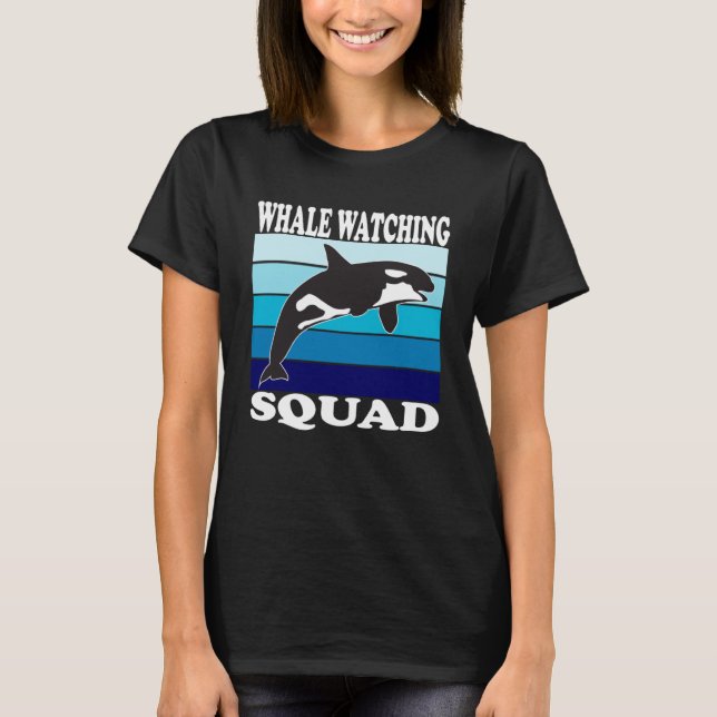 Camiseta Esquadrão de observação de baleias (Frente)