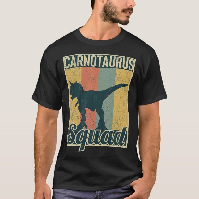 Camiseta Esquadrão de Paleontologia do Esquadrão Carnotauru (Frente)