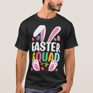 Camiseta Esquadrão de Páscoa Família Combinando Coelho de P