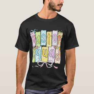 Camiseta Esquadrão de Páscoa família combinando divertido d