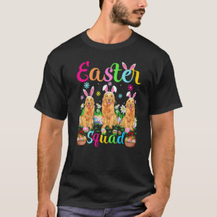 Camiseta Esquadrão de Páscoa Orelha de Coelho Retriever Dou