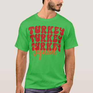 Camiseta Esquadrão de Peru de Ação de Graças Família retrô