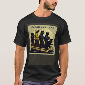 Camiseta Esquadrão de Pesca de Gato Preto