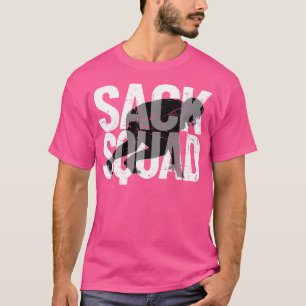 Camiseta Esquadrão de Piada de Futebol da Defesa Lineman