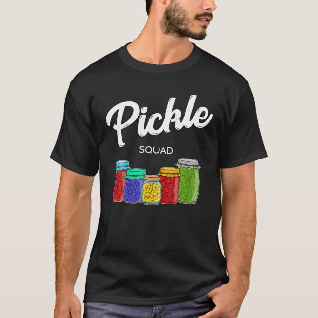 Camiseta Esquadrão de picles Engraçado (Frente)