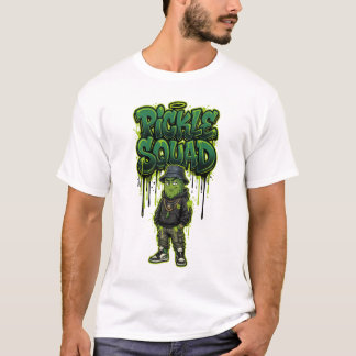 Camiseta Esquadrão de Picles Grafite Irado Gráfico de Hip H