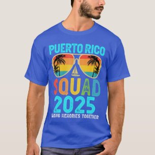 Camiseta Esquadrão de Porto Rico 2025 Férias Amigo Família