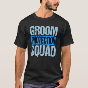 Camiseta Esquadrão de Proteção ao Noivo Masculino Festa de 