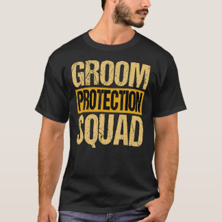 Camiseta Esquadrão de Proteção do Noivo Festa de Despedida 