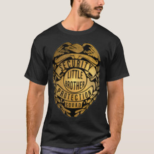 Camiseta Esquadrão de Proteção do pequeno irmão de seguranç