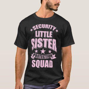 Camiseta Esquadrão de Proteção Irmã de Segurança Fofa