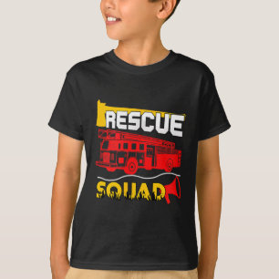 Camiseta Esquadrão de Resgate Presente de Bombeiro Salvador