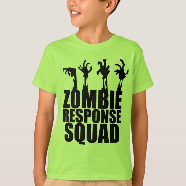 Camiseta Esquadrão de Resposta Zombie (Frente)