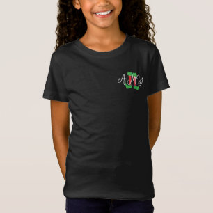 Camiseta Esquadrão de Saltos de Elfo Feriado de Natal Nome