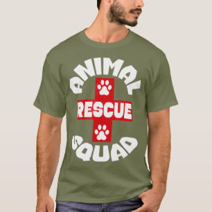 Camiseta Esquadrão De Salvamento Animal - Pet Lover De Gato