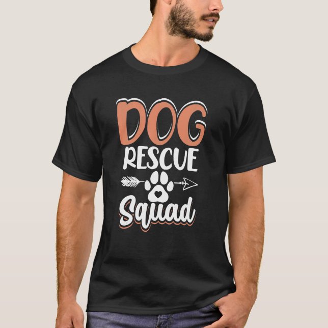 Camiseta Esquadrão de Salvamento de Cães (Frente)