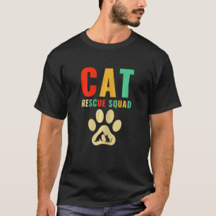 Camiseta Esquadrão de Salvamento de Gato de Abrigo Animal