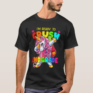 Camiseta Esquadrão De segundo De Equipe Dabbing Garotas Uni