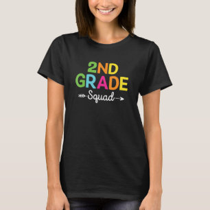 Camiseta Esquadrão De segundo De Volta Ao Professor De segu