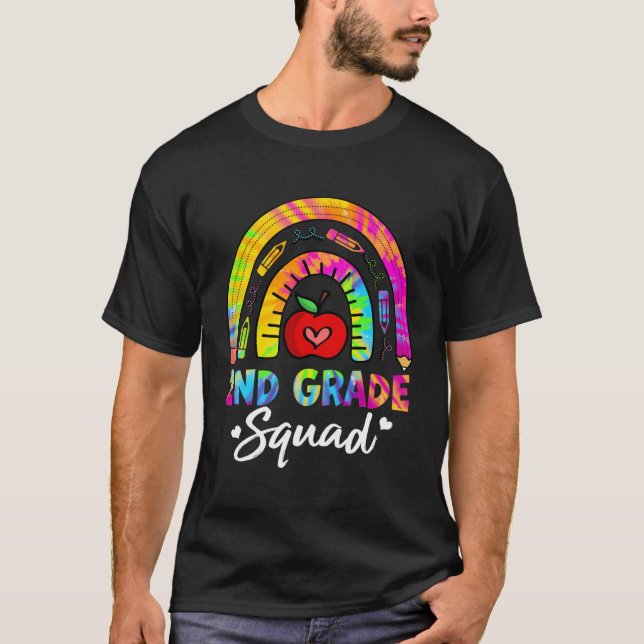Camiseta Esquadrão De segundo De Volta Para Professores De  (Frente)
