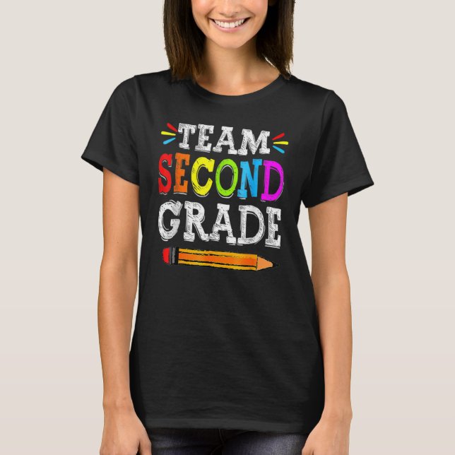 Camiseta Esquadrão De Segundo Grau Da Equipe De Professores (Frente)