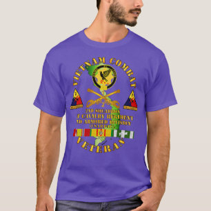 Camiseta Esquadrão de segundos Veteranos do Vietnã 1rua Cav