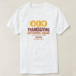 Camiseta Esquadrão de Sobras do Dia de Ação de Graças